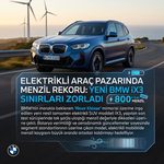 BMW’nin merakla beklenen "Neue Klasse" mimarisi üzerine inşa edilen yeni nesil tamamen elektrikli SUV modeli iX3, yapılan son test sürüşlerinde tek şarjla ulaştığı menzil değeriyle dikkatleri üzerine çekti. Batarya verimliliği ve aerodinamik güncellemeler sayesinde segment standartlarının üzerine çıkan model, elektrikli mobilitide menzil kaygısını büyük oranda ortadan kaldırmayı hedefliyor.